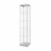 Skleněná produktová vitrína 400x2000x400mm, LED osvětlení - 0