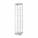 Skleněná produktová vitrína VR2 - 400x2000x400mm, LED osvětlení