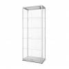 Skleněná produktová vitrína 800x2000x400mm, 2-křídlé dveře - 0