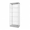 Skleněná produktová vitrína 800x2000x400mm, 2-křídlé dveře - 1