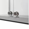 Skleněná produktová vitrína 800x2000x400mm, 2-křídlé dveře - 5