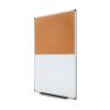 Combi Board - Hliníkový Whiteboard / Korek 90 x 120 cm, kombinovaná nástěnka - 0