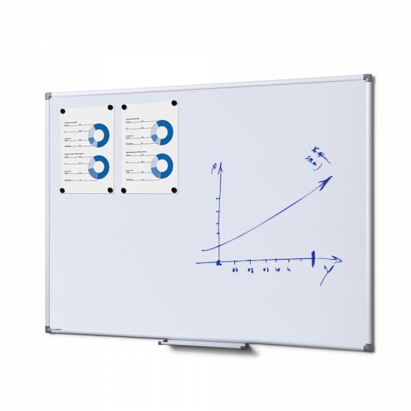 Popisovatelná magnetická tabule - Whiteboard  SCRITTO 90x120 cm Enamel