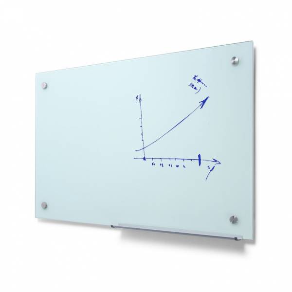 Scritto® Popisovatelná skleněná tabule, mléčná, 90x60cm