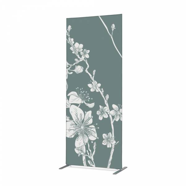 Potištěná látková dělící stěna Deco Abstract Japanese Blossom