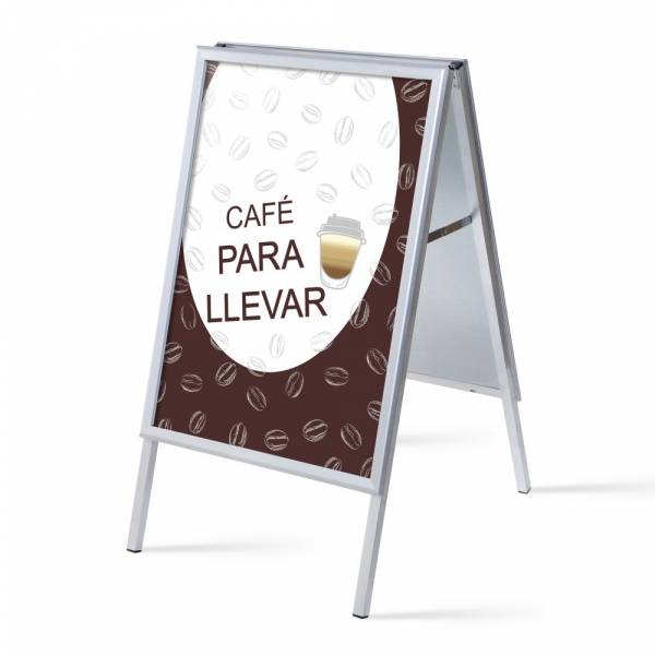Set reklamního áčka A1, Káva s sebou, španělsky
