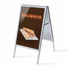A-board A1 stojan s tiskem plakátu Churros