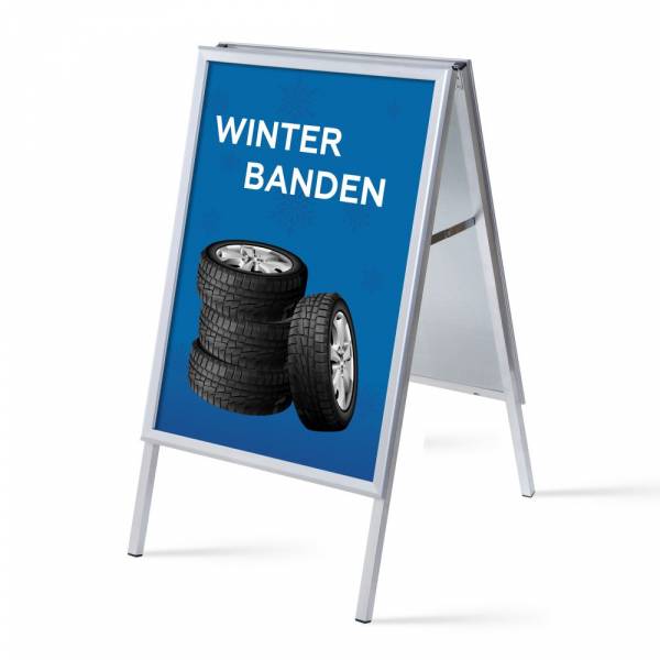 Set reklamního áčka A1, Zimní pneumatiky, holandsky