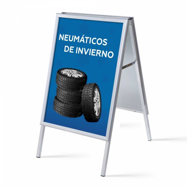 Set reklamního áčka A1, Zimní pneumatiky, španělsky