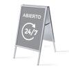 A-board A1 stojan s tiskem plakátu Otevřeno 24/7 - 3