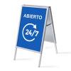A-board A1 stojan s tiskem plakátu Otevřeno 24/7 - 5
