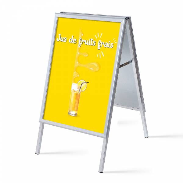 A-board A1 stojan s tiskem plakátu Čerstvý džus