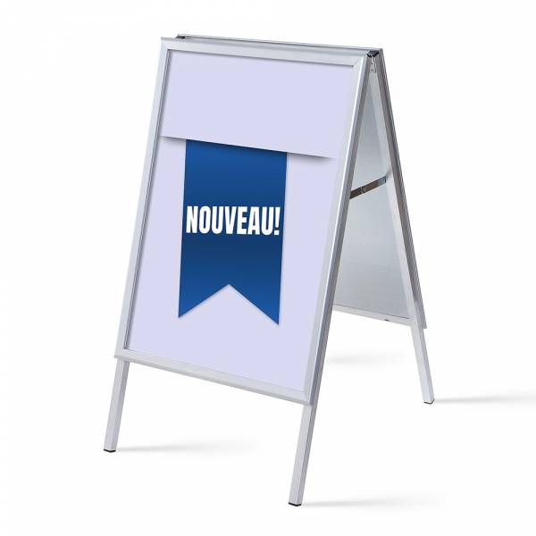 Set reklamního áčka A1, Novinka, modrý, francouzky