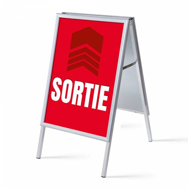 Set reklamního áčka A1, Východ, červený, francouzky