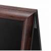 Reklamní áčko s křídovou tabulí 68x120, světle hnědá - 7