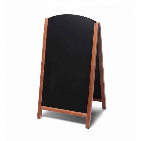 Reklamní áčko s křídovou tabulí 68x120, světle hnědá