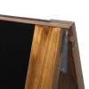 Starožitné dřevěné reklamní áčko s vysouvací tabulí - 2