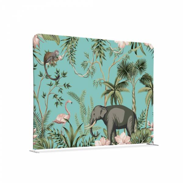 Potištěná látková dělící stěna Basic Kids Corner Tropical Animal