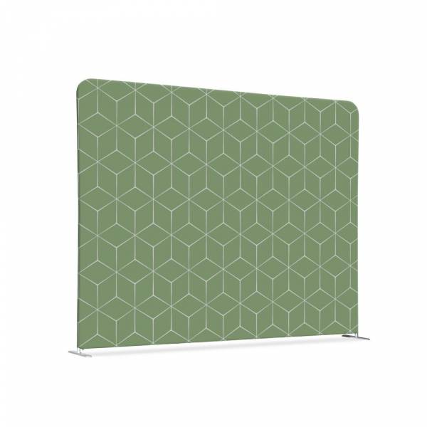 Potištěná látková dělící stěna Hexagon