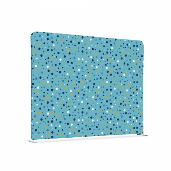 Potištěná látková dělící stěna Basic Dots