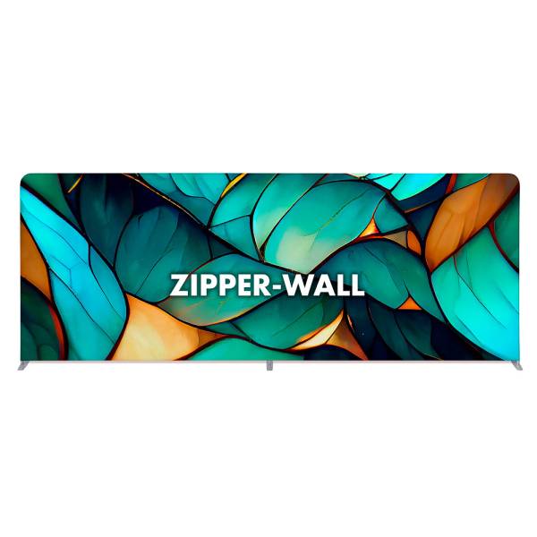 Textilní stěna Zipper-Wall Straight Basic 600 x 230 cm