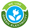 Logo pouzivame zelenou elektrinu